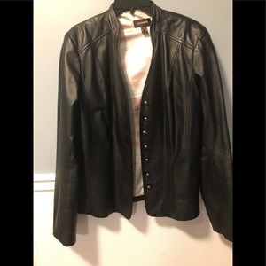 Danier leather coat size large